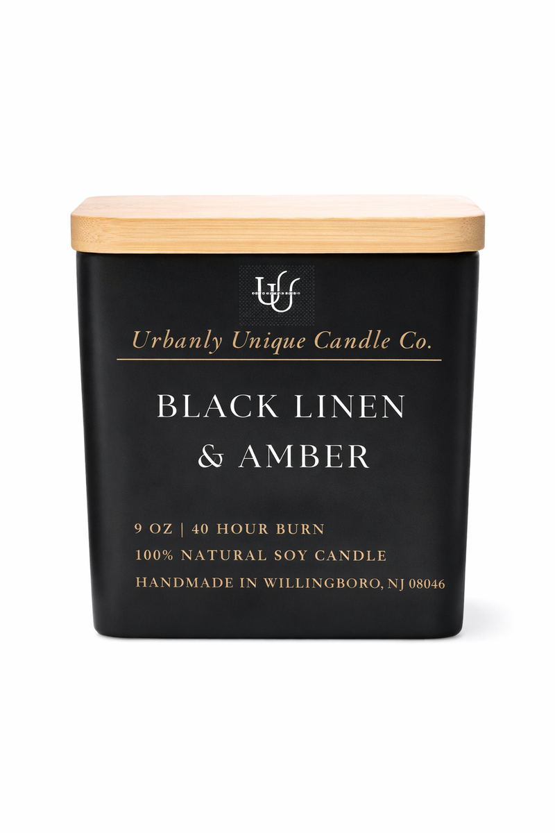 Black Linen & Amber
